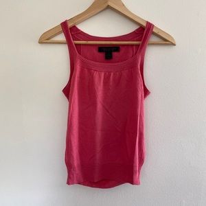 Coral Cashmere Silk Tank Top